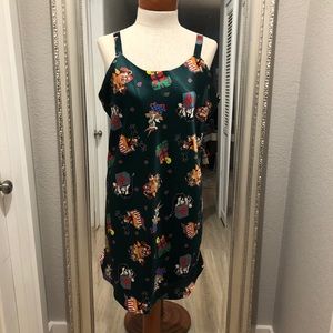 VINTAGE CHRISTMAS HOLIDAYS LOONEY TUNES SLIP DRESS